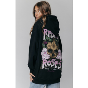 REBELS AND ROSES OVERSIZED HOODIE