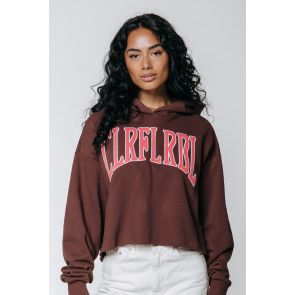 CLRFL RBL PATCH CLEAN CROPPED HOODIE